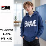 Bluza DZIECIĘCA size 4-12 lat_ paczka 5szt _1 kolor 2160021