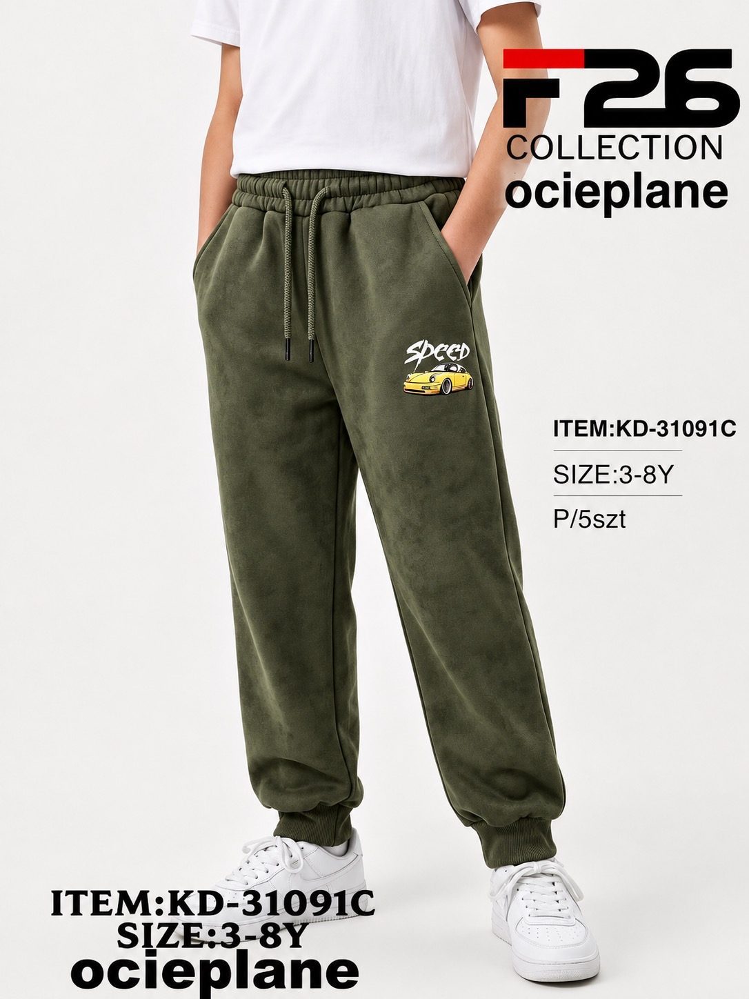 Spodnie DZIECIĘCA size 3-8 lat_ paczka 5szt _1 kolor 8243718