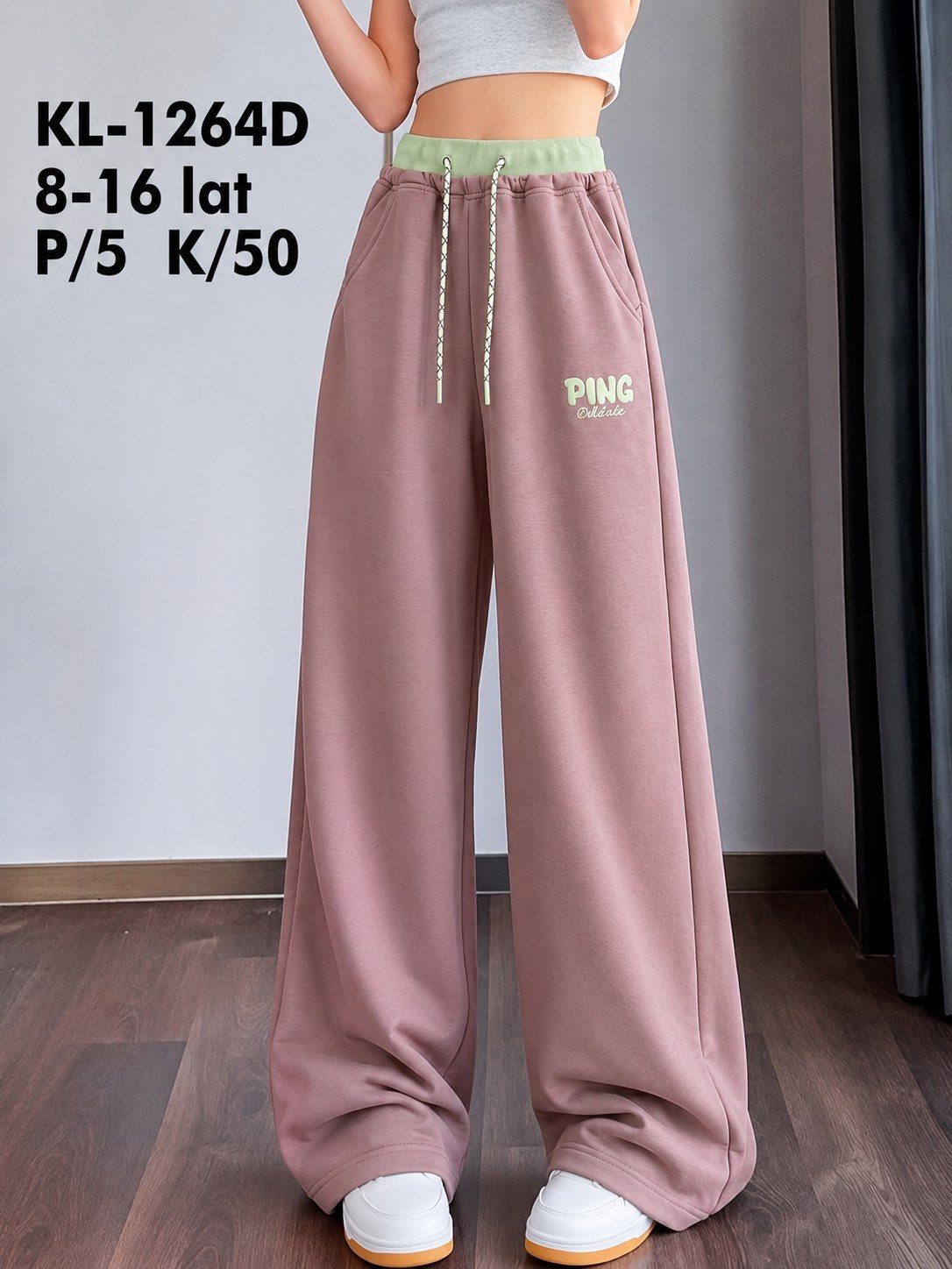 Spodnie DZIECIĘCA size 8-16 lat_ paczka 5szt _1 kolor 8243740