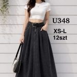 Spódnica długa Jeansowa Damskie _ size xs-l _paczka 12szt_ 1663205
