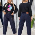 Jeansy Damskie _ size 40-48 _paczka 12szt_ 1663263