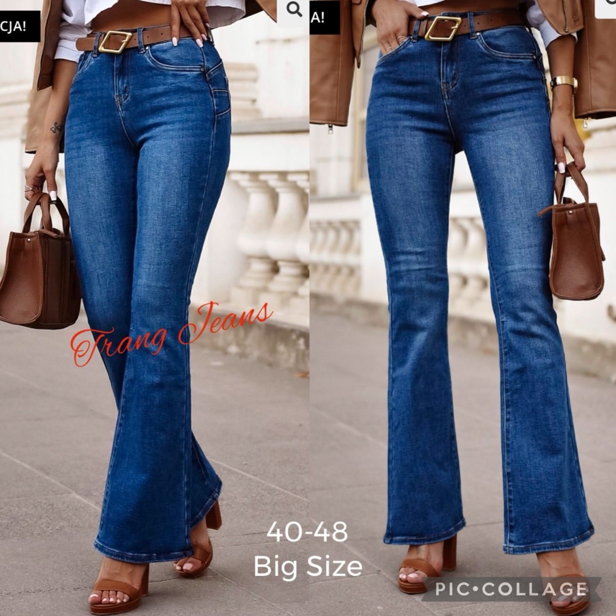 Jeansy Damskie _ size 40-48 _paczka 10szt_ 1663271