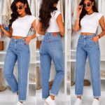 Jeansy Damskie _ size 40-48 _paczka 12szt_ 1663279
