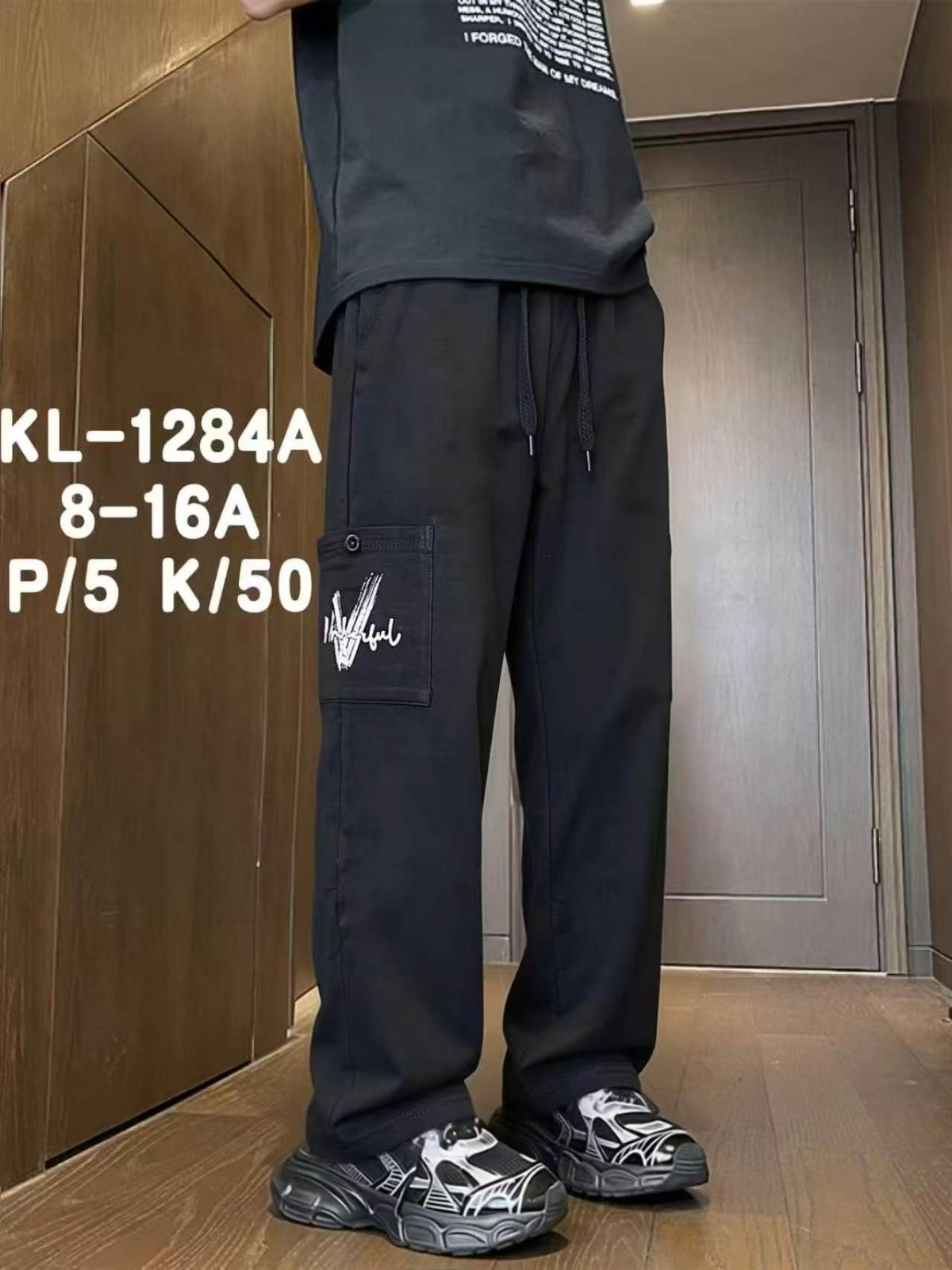 Spodnie DZIECIĘCA size 8-16 lat_ paczka 5szt _1 kolor 1663319