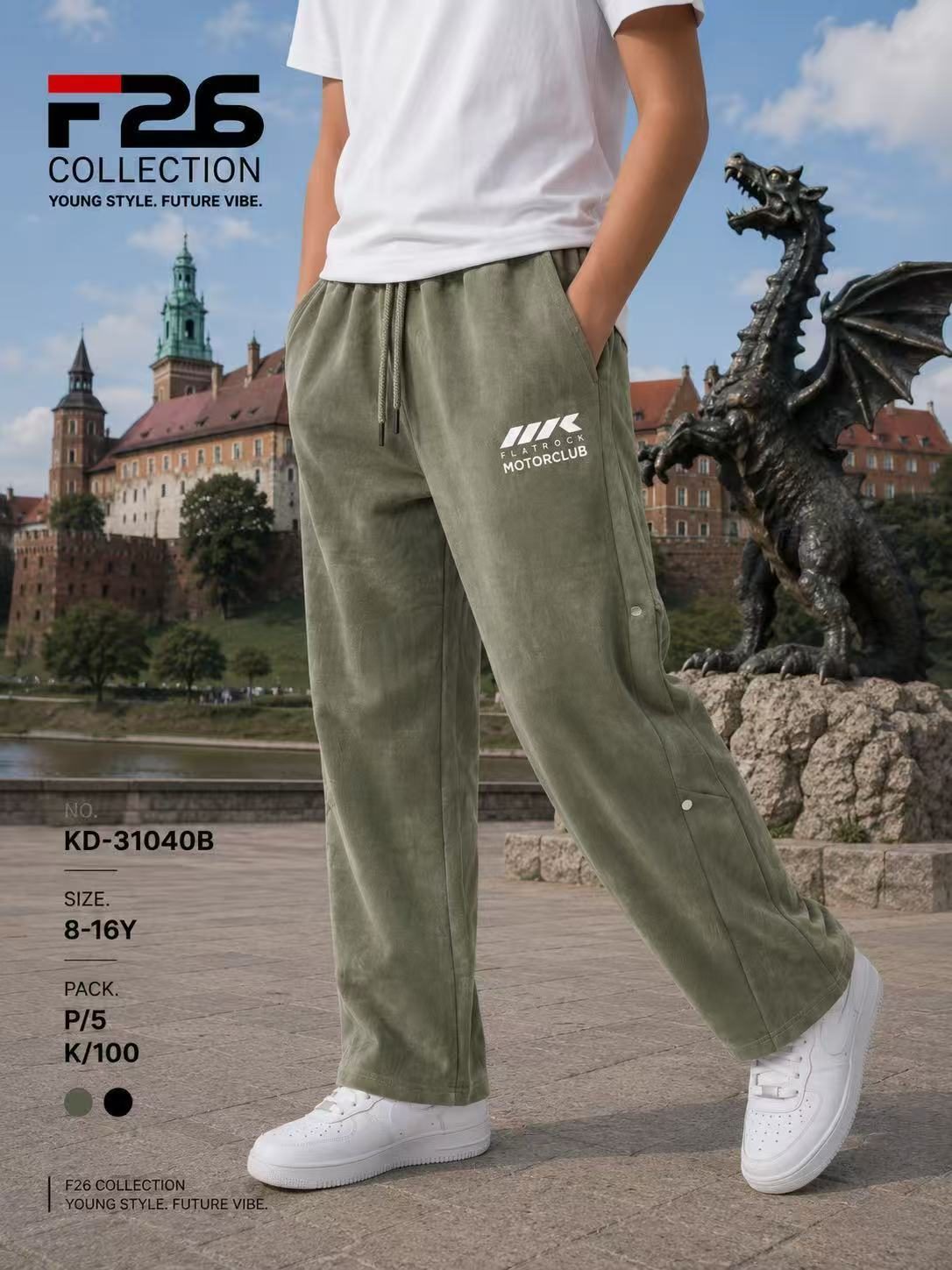 Spodnie DZIECIĘCA size 8-16 lat_ paczka 5szt _1 kolor 1663336