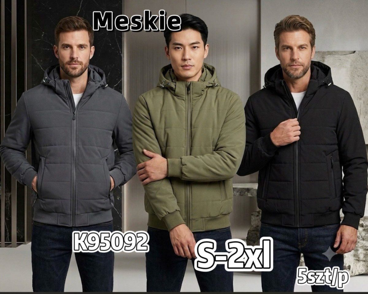 Kurtki MĘSKA _ Size s-2xl_ paczka 5szt_1kolor 2039108