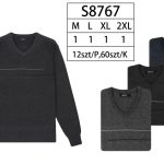 Swetry MĘSKA _ Size m-2xl_ paczka 12szt_ mix kolor 9707220