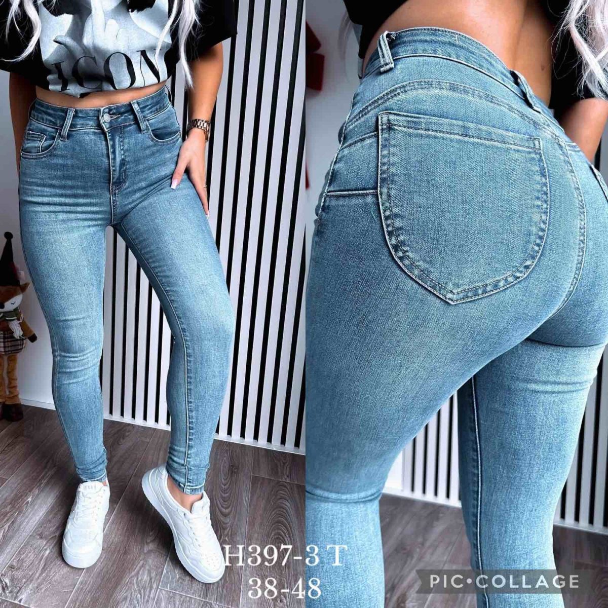 Jeansy Damskie _ size 38-48 _paczka 10szt_ 1829369