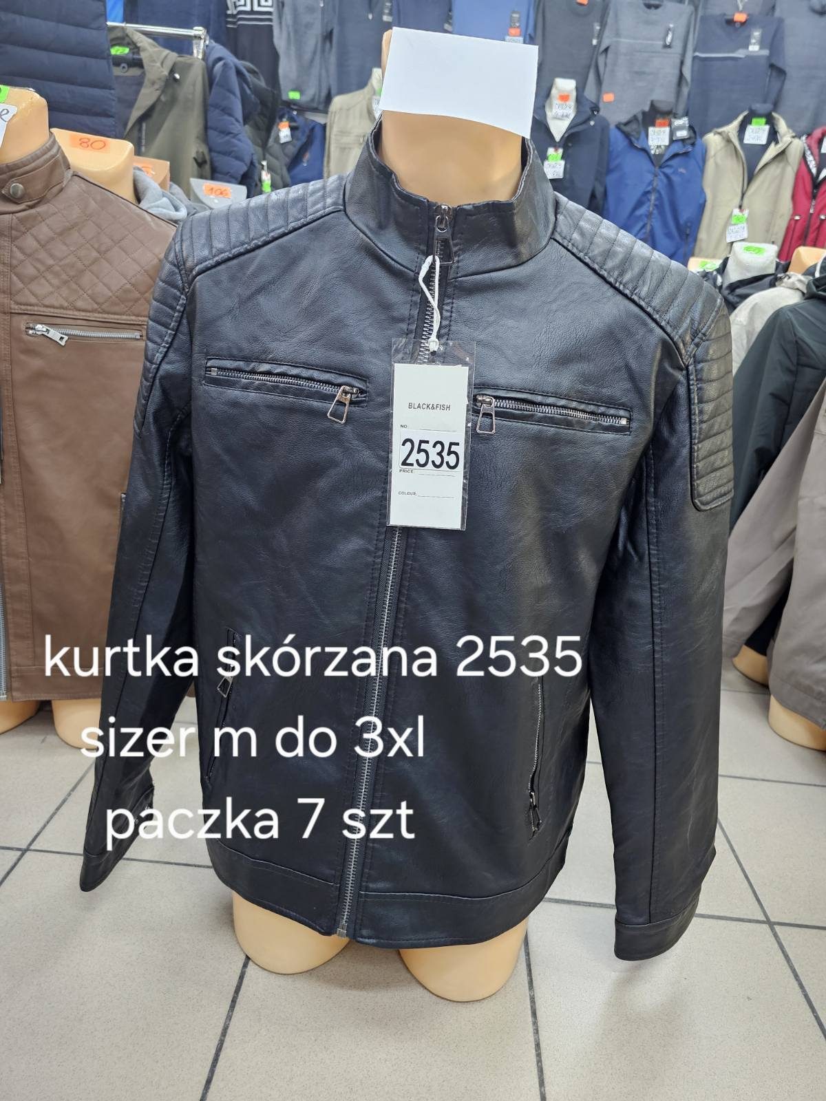Kurtki skórzane MĘSKA _size m-3xl_ paczka 7 szt_1kolor 1829492