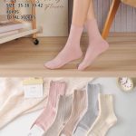 SKARPETY / STOPKI DAMSKIE .SIZE: 35-42_ (40PAR/PACZKA) KOLOR JAK NA ZDZIĘCIU 4440393