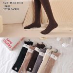SKARPETY / STOPKI DAMSKIE .SIZE: 35-42_ (40PAR/PACZKA) KOLOR JAK NA ZDZIĘCIU 4440401