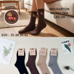 SKARPETY / STOPKI DAMSKIE .SIZE: 35-42_ (40PAR/PACZKA) KOLOR JAK NA ZDZIĘCIU 4440408