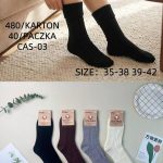 SKARPETY / STOPKI DAMSKIE .SIZE: 35-42_ (40PAR/PACZKA) KOLOR JAK NA ZDZIĘCIU 4440410