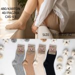 SKARPETY / STOPKI DAMSKIE .SIZE: 35-42_ (40PAR/PACZKA) KOLOR JAK NA ZDZIĘCIU 4440412