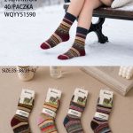 SKARPETY / STOPKI DAMSKIE .SIZE: 35-42_ (40PAR/PACZKA) KOLOR JAK NA ZDZIĘCIU 4440354