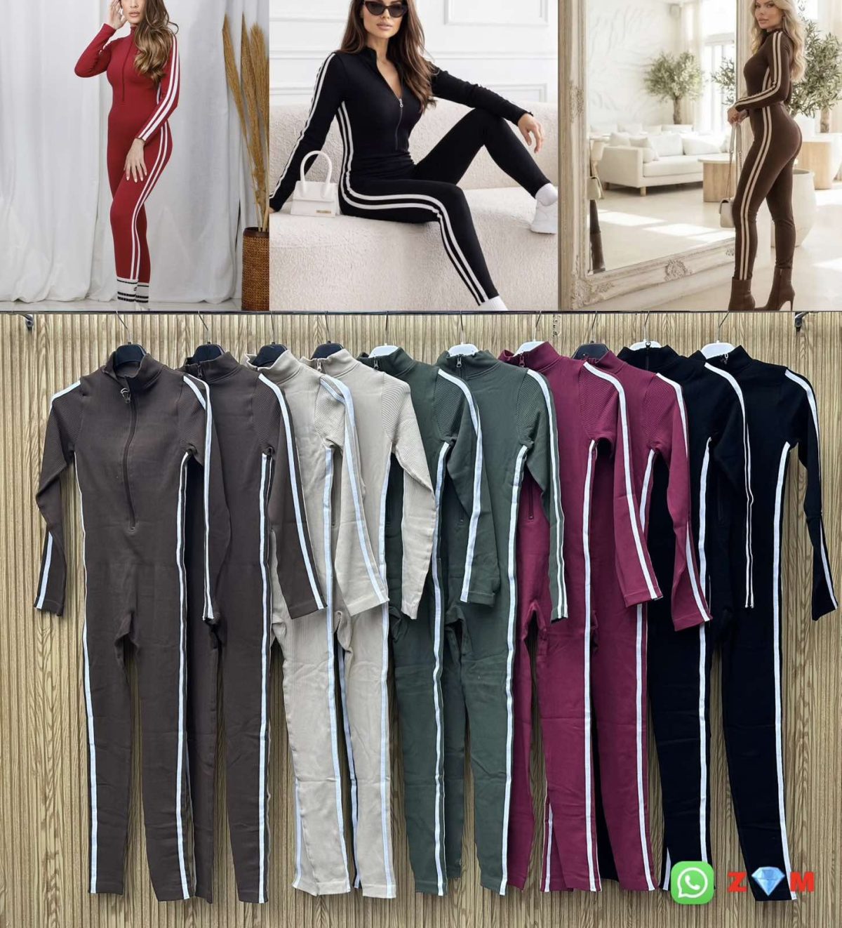 Kombinezony Damskie _ size UNI _paczka 6szt_mix kolor 2036402