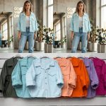 Koszule Damskie wloskie _ size uni _ paczka 6szt_ mix kolor 4699112