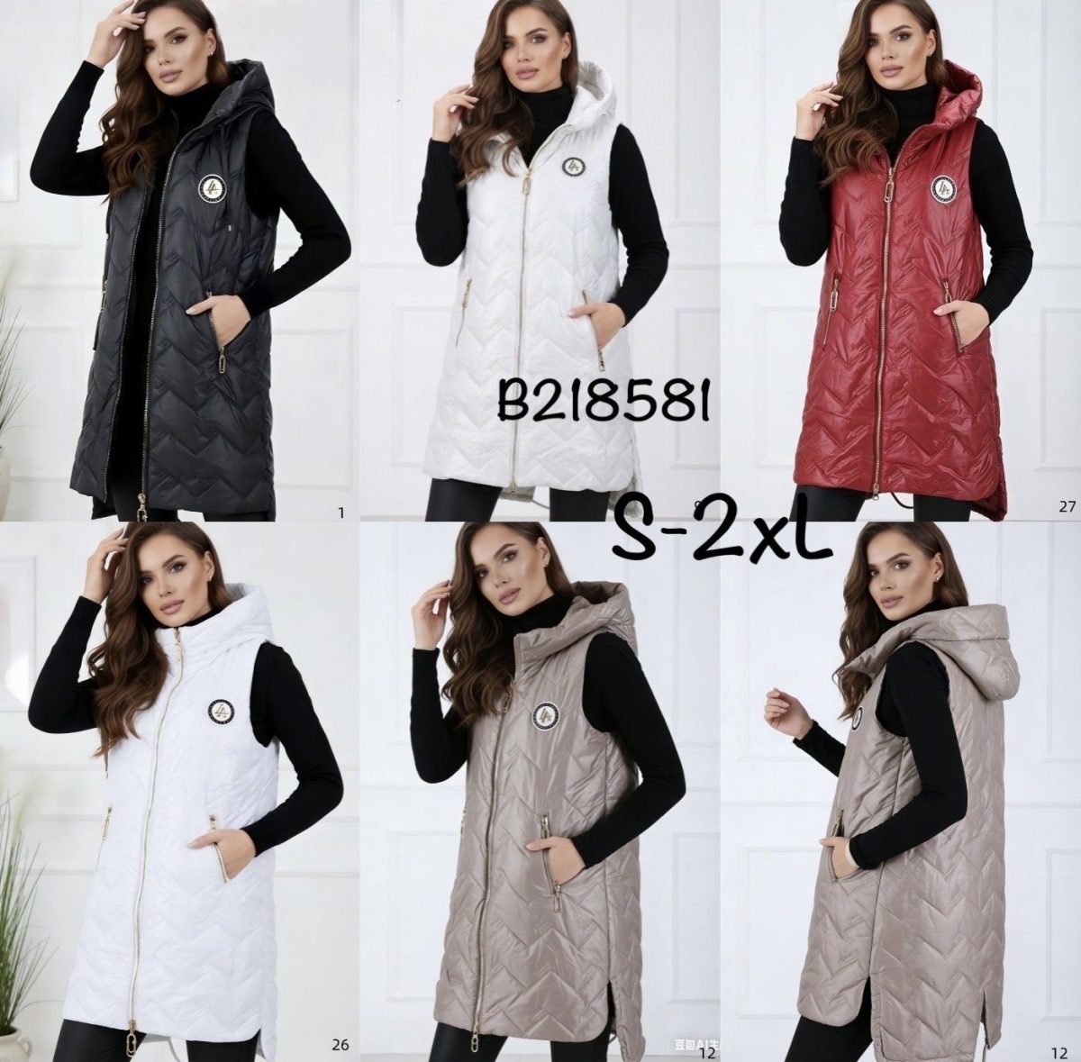 Kamizelki Damskie _ size s-2xl_ paczka 5szt_ 1 kolor 4862465