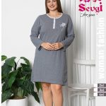 Koszule nocne DAMSKA TURECKA_size 2-4xl_ paczka 12 szt_mixkolor 1826050