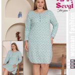 Koszule nocne DAMSKA TURECKA_size 2-4xl_ paczka 12 szt_mixkolor 1826051