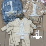 Komplety DZIECIĘCA size 3-12 m_ paczka 4szt _1 kolor 8889646