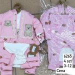 Komplety DZIECIĘCA size 3-12 m_ paczka 4szt _1 kolor 8889647