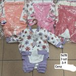 Komplety DZIECIĘCA size 3-9 m_ paczka 6szt _1 kolor 8889652