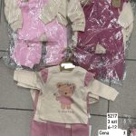 Komplety DZIECIĘCA size 3-9 m_ paczka 6szt _1 kolor 8889656