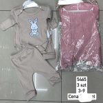 Komplety DZIECIĘCA size 3-9 m_ paczka 6szt _1 kolor 8889739