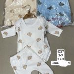 Komplety DZIECIĘCA size 3-9 m_ paczka 6szt _1 kolor 8889741