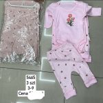 Komplety DZIECIĘCA size 3-9 m_ paczka 6szt _1 kolor 8889745