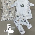 Komplety DZIECIĘCA size 3-9 m_ paczka 6szt _1 kolor 8889748