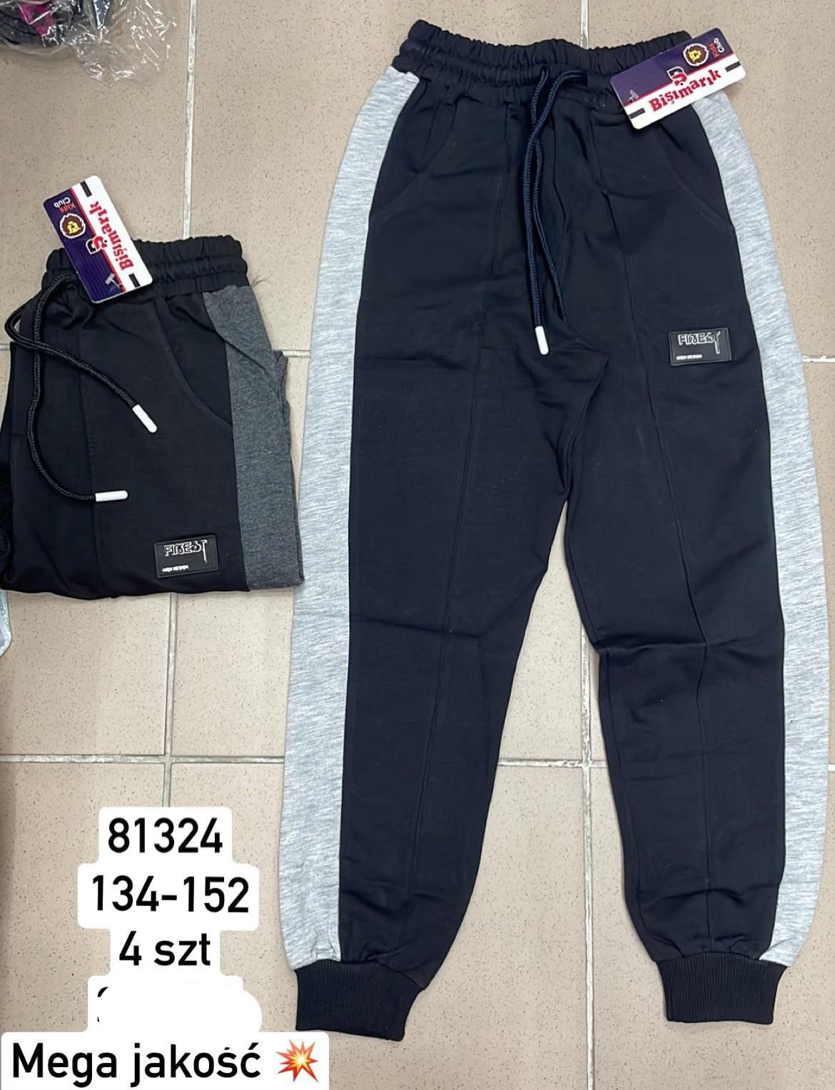Spodnie DZIECIĘCA size 134-152_ paczka 4szt _1 kolor 2627740