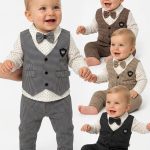 Komplety DZIECIĘCA size 3-12 m_ paczka 4szt _1 kolor 2627762
