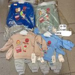 Komplety DZIECIĘCA size 6-18 m_ paczka 4szt _1 kolor 2627774