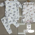 Komplety DZIECIĘCA size 3-9 m_ paczka 6szt _1 kolor 2627775