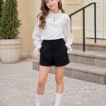 Bluzki DZIECIĘCA size 4-14 lat_ paczka 6szt _1 kolor 2073425
