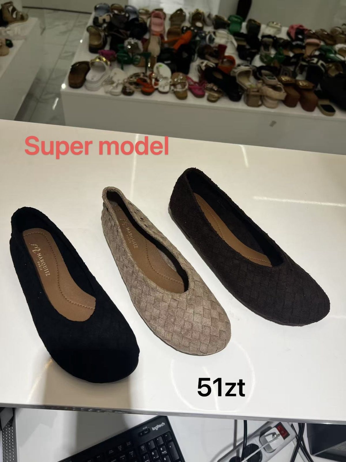 Buty Baleriny DAMSKIE (36-41_12par) 7824937