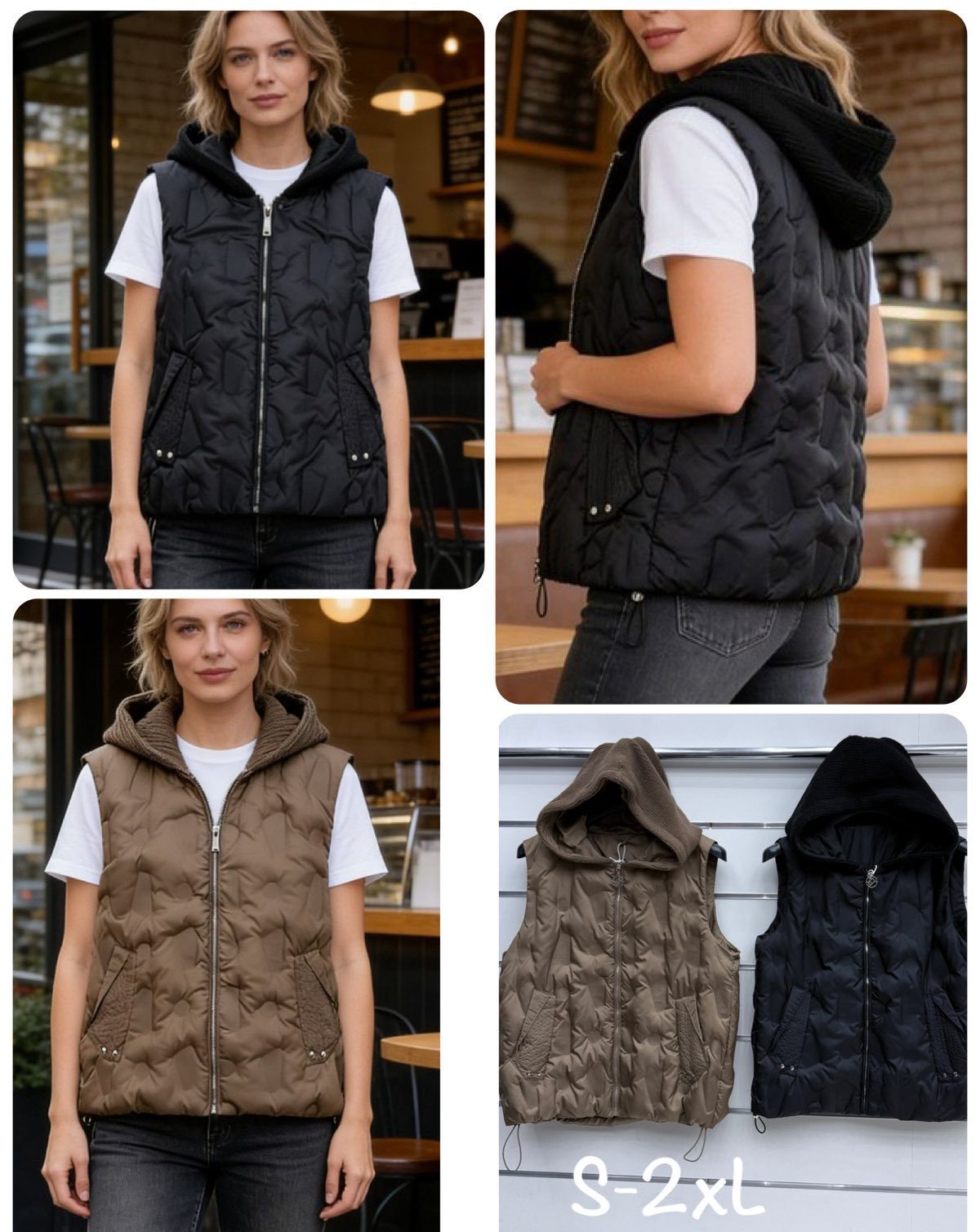 Kamizelki Damskie _ size s-2xl_ paczka 5szt_ 1 kolor 7824992