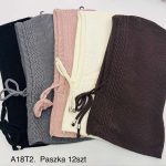 Czapki Damskie_ paczka 12szt _mix kolor 7825140