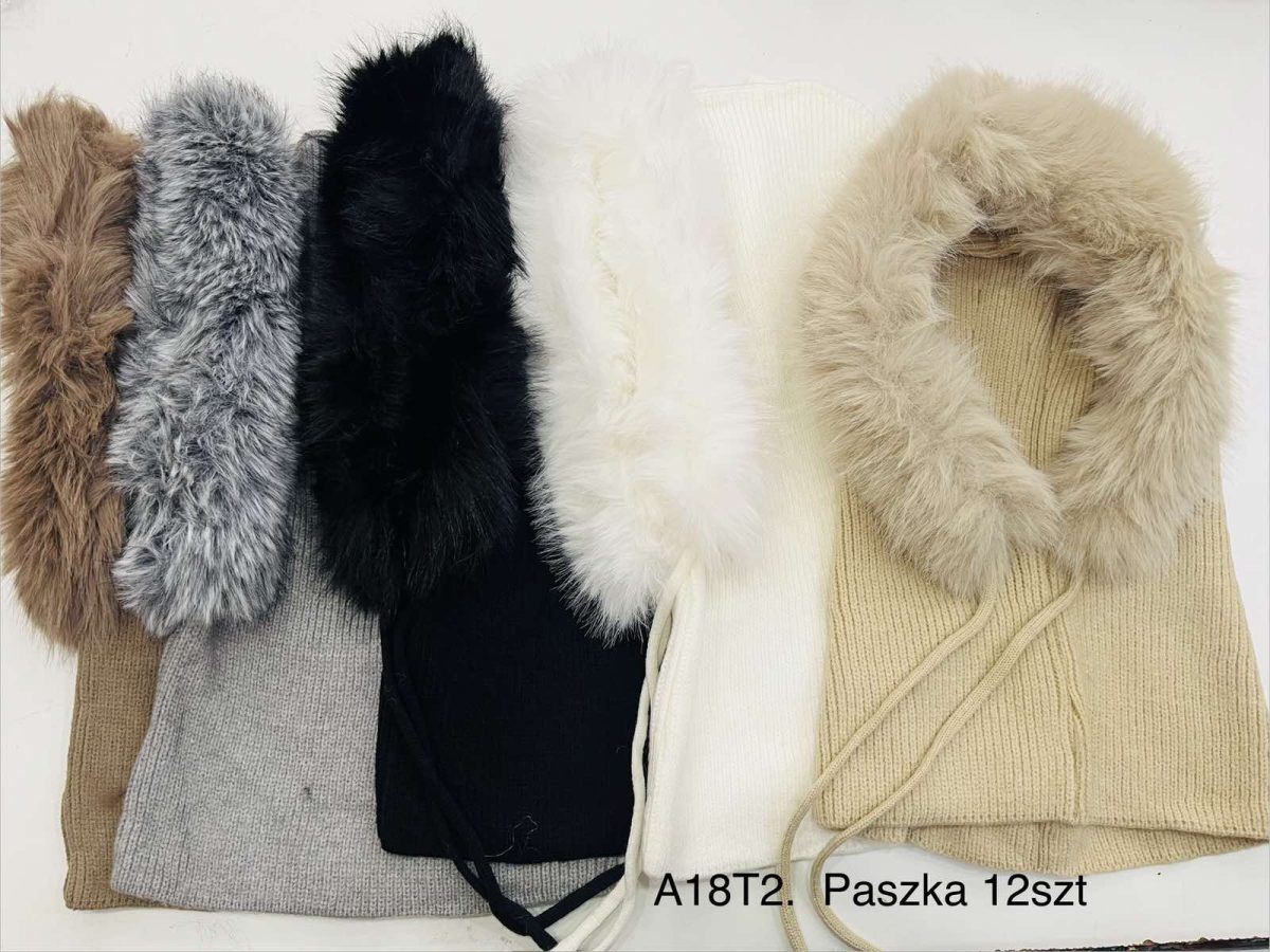 Czapki Damskie_ paczka 12szt _mix kolor 7825141