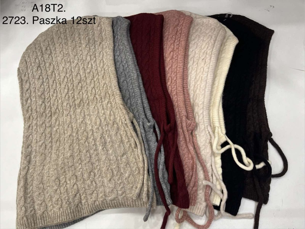 Czapki Damskie_ paczka 10szt _mix kolor 7825145