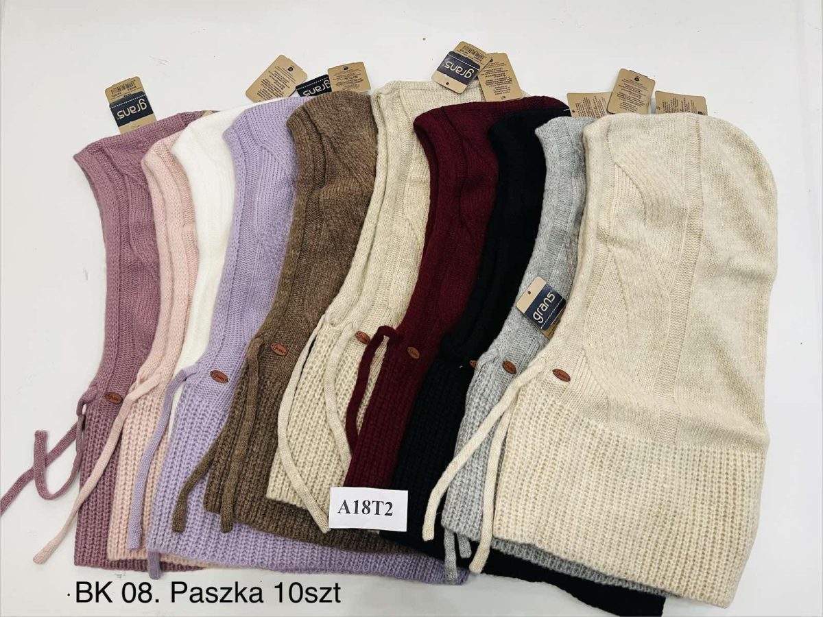 Czapki Damskie_ paczka 10szt _mix kolor 7825146