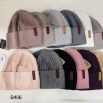 Czapki Damskie_ paczka 12szt _mix kolor 7825160