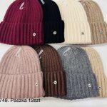Czapki Damskie_ paczka 12szt _mix kolor 7825165