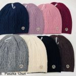 Czapki Damskie_ paczka 12szt _mix kolor 7825175