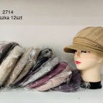 Czapki Damskie_ paczka 12szt _mix kolor 7825179