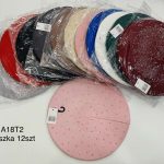 Czapki Damskie_ paczka 12szt _mix kolor 7825193