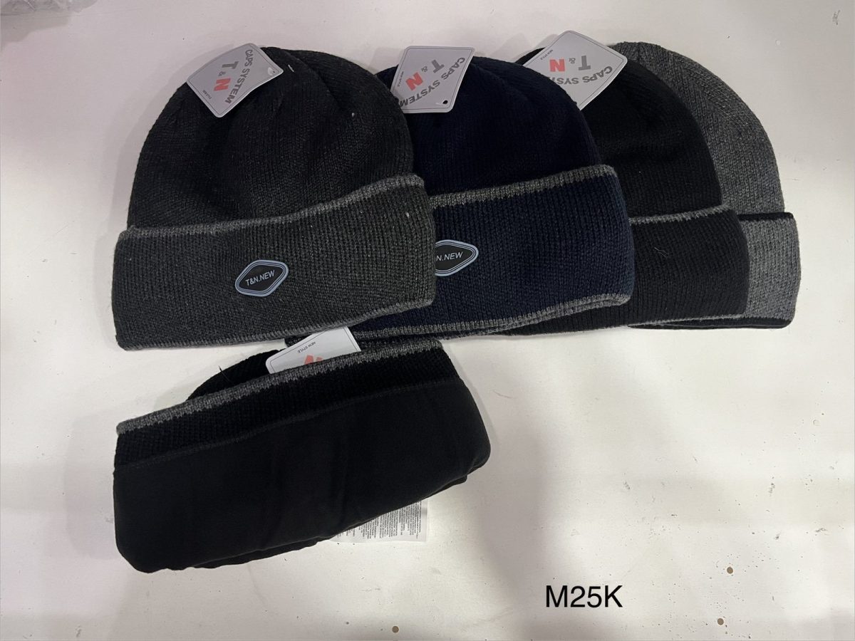 Czapki Męskie_ paczka 12szt _mix kolor 7825196