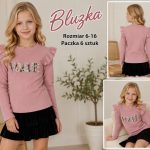Bluzka DZIECIĘCA size 6-16 lat_ paczka 6szt _1 kolor 8472472